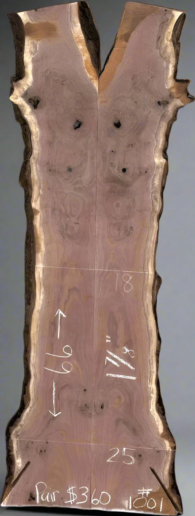 8/4 Walnut Bookmatch Slabs #wb1001