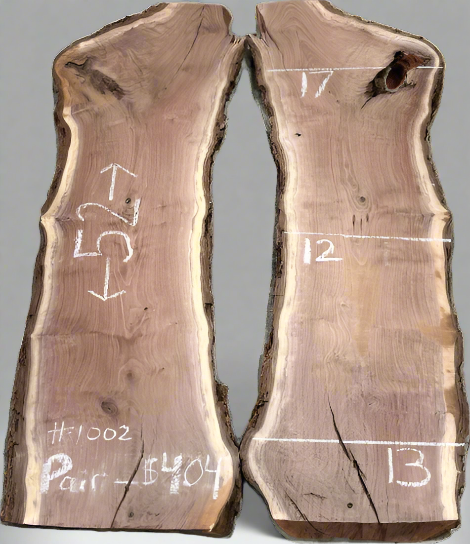 8/4 Walnut Bookmatch Slabs #wb1002