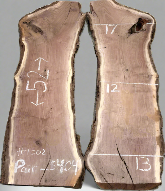 8/4 Walnut Bookmatch Slabs #wb1002